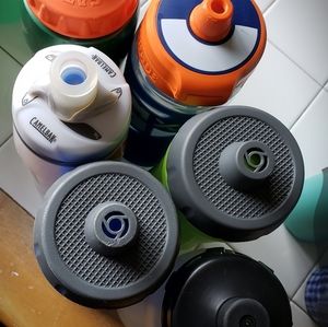 6 Re-Useable Sports Drinking Bottles